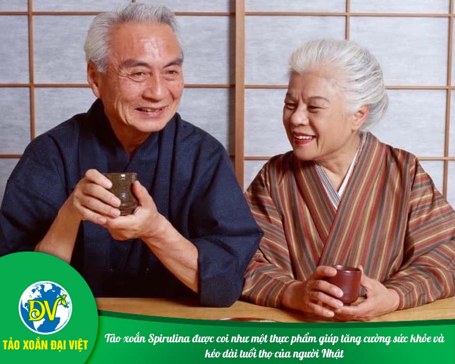 Tảo xoắn Spirulina được coi như một thực phẩm giúp tăng cường sức khỏe và kéo dài tuổi thọ của người Nhật.