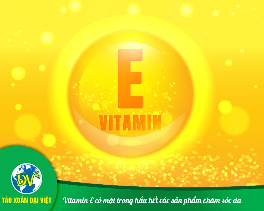 Tảo viên đẹp da DAVI SUGO cũng có chứa vitamin E (10 IU trong mỗi viên nén).