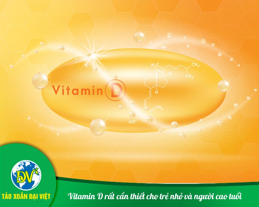 Vitamin D rất cần thiết cho trẻ nhỏ và người cao tuổi
