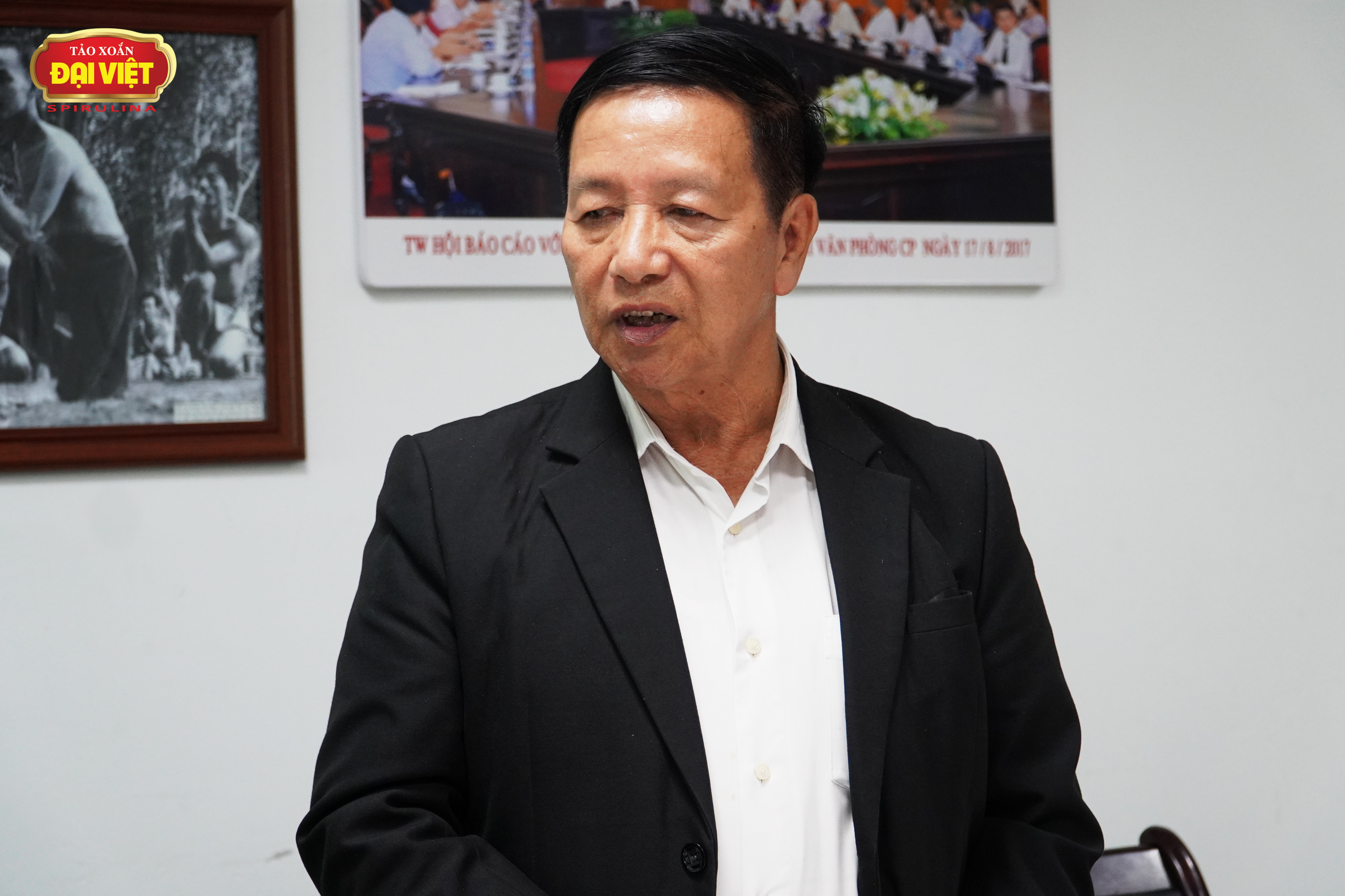 PGS.TS Phạm Ngọc Khái trình bày những đánh giá về công trình nghiên cứu của Tảo xoắn Đại Việt